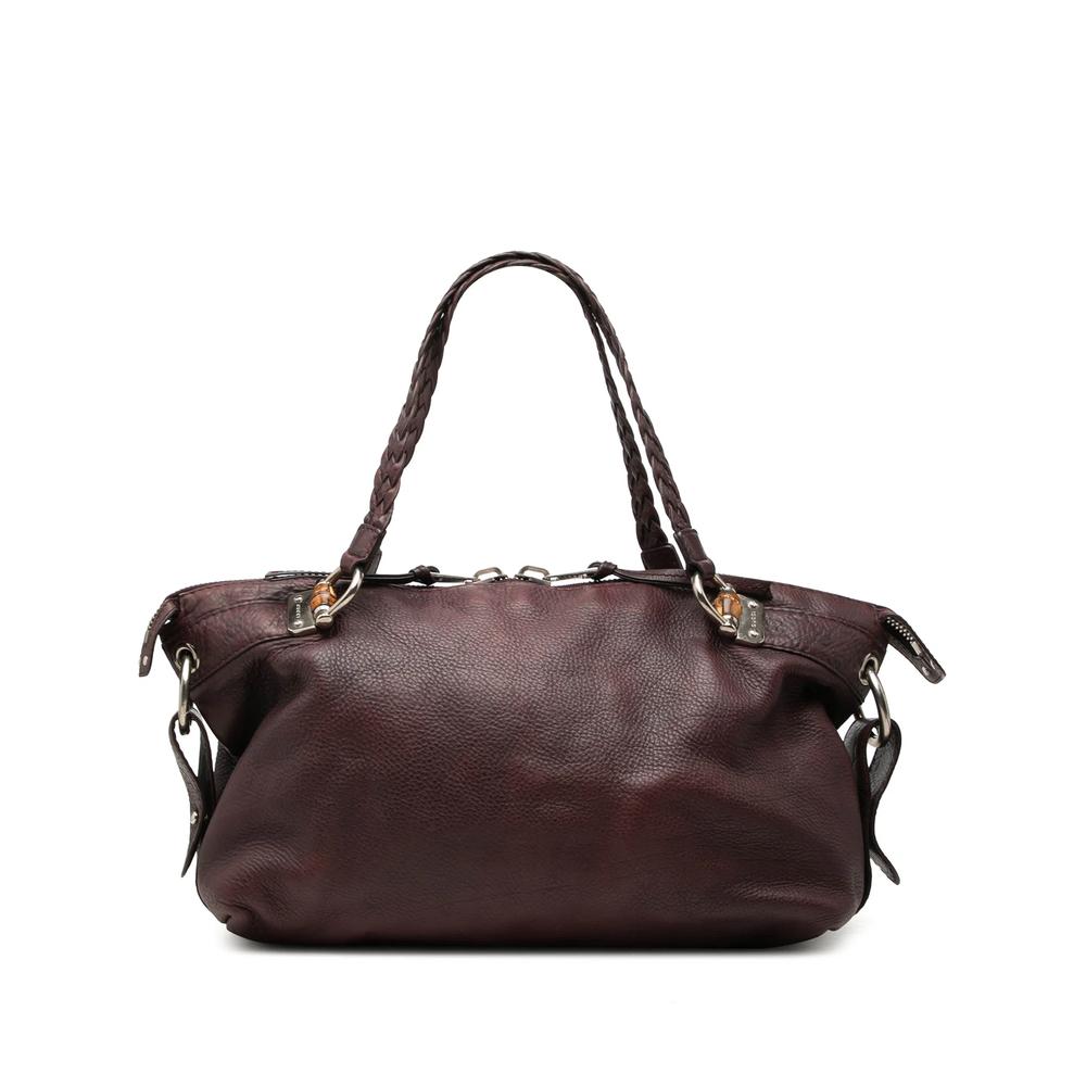 2000-2015 Medium Leather Bamboo Bar tote bag 1