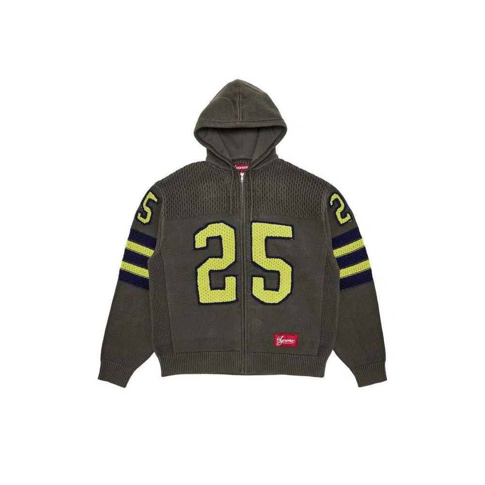Свитера Supreme Sport Zip Up Hooded Sweater «Grey» 1