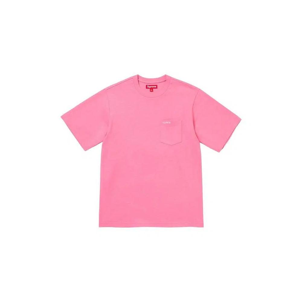 Футболки Supreme Short-Sleeve Pocket Tee 'Pink' 1