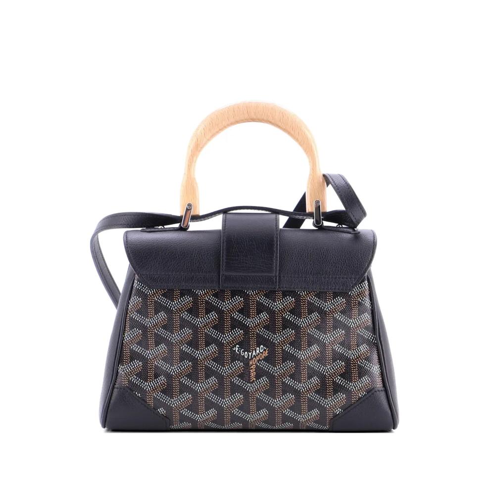 Сумка на плечо Saigon Top Handle Bag Coated Canvas with Leather Mini 1
