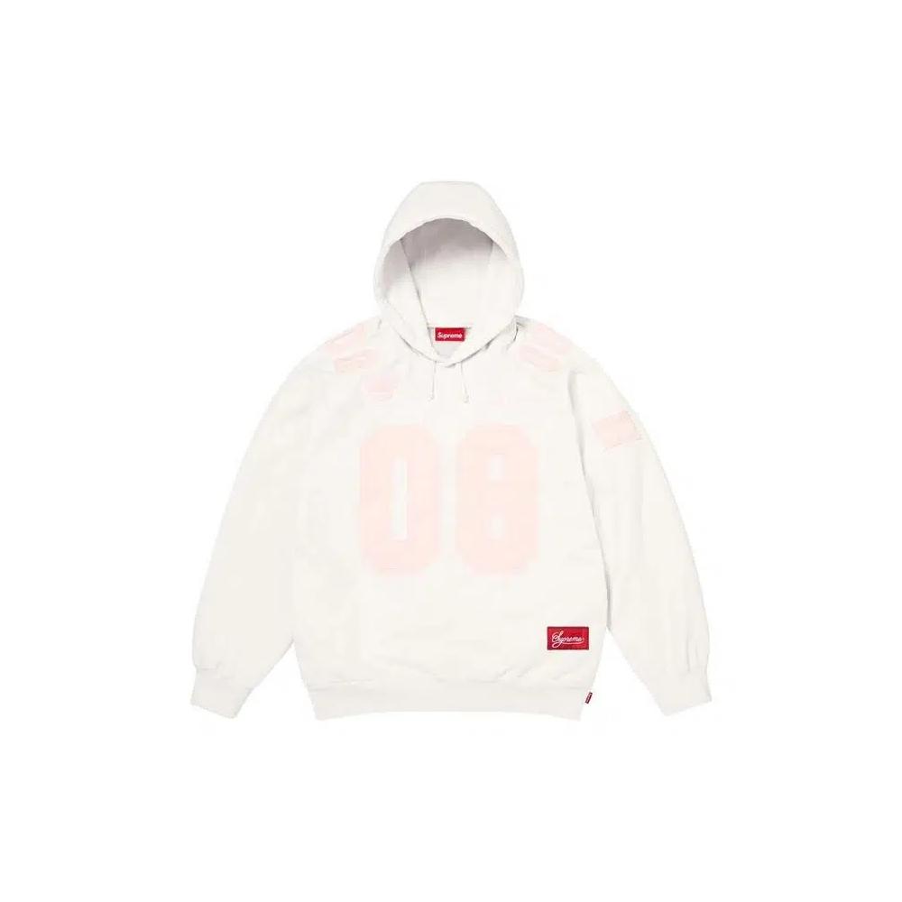 Худи Supreme Jersey Hooded Sweatshirt 'Белый' 1