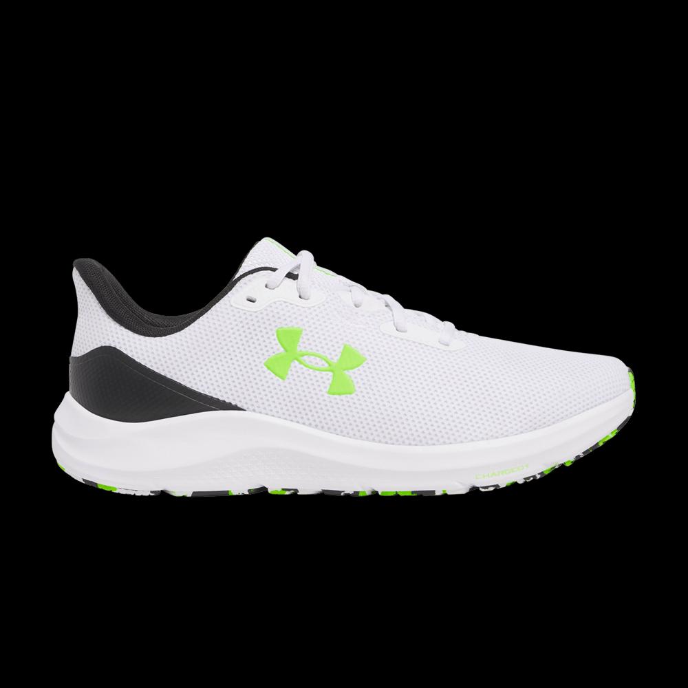 Кроссовки Under Armour Charged Pursuit 4 'White Black Hyper Green' 1