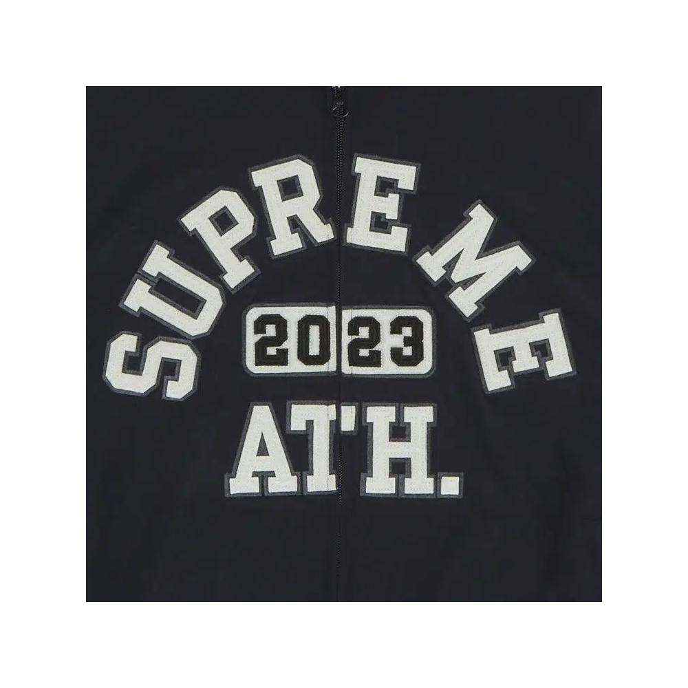 Трековые куртки Supreme Appliqué Hooded Track Jacket 'Black' 3