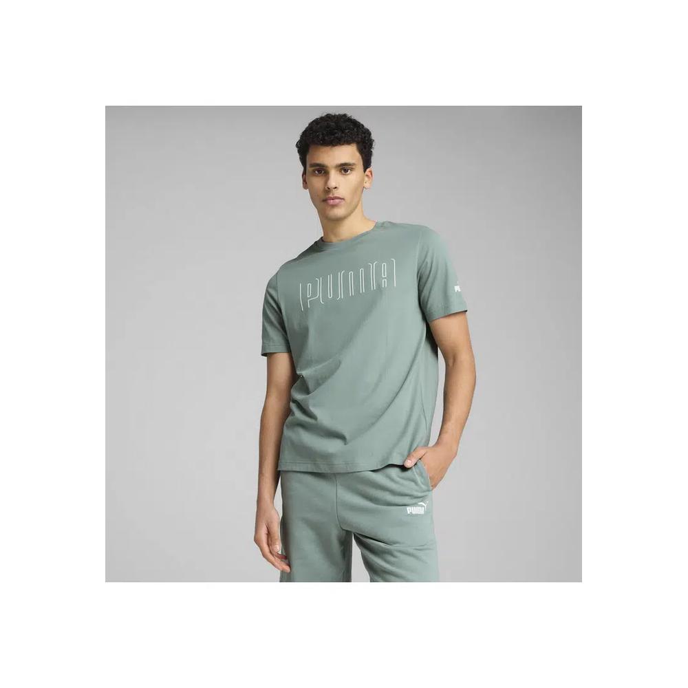 PUMA Спортивная мужская футболка с графическим принтом 3