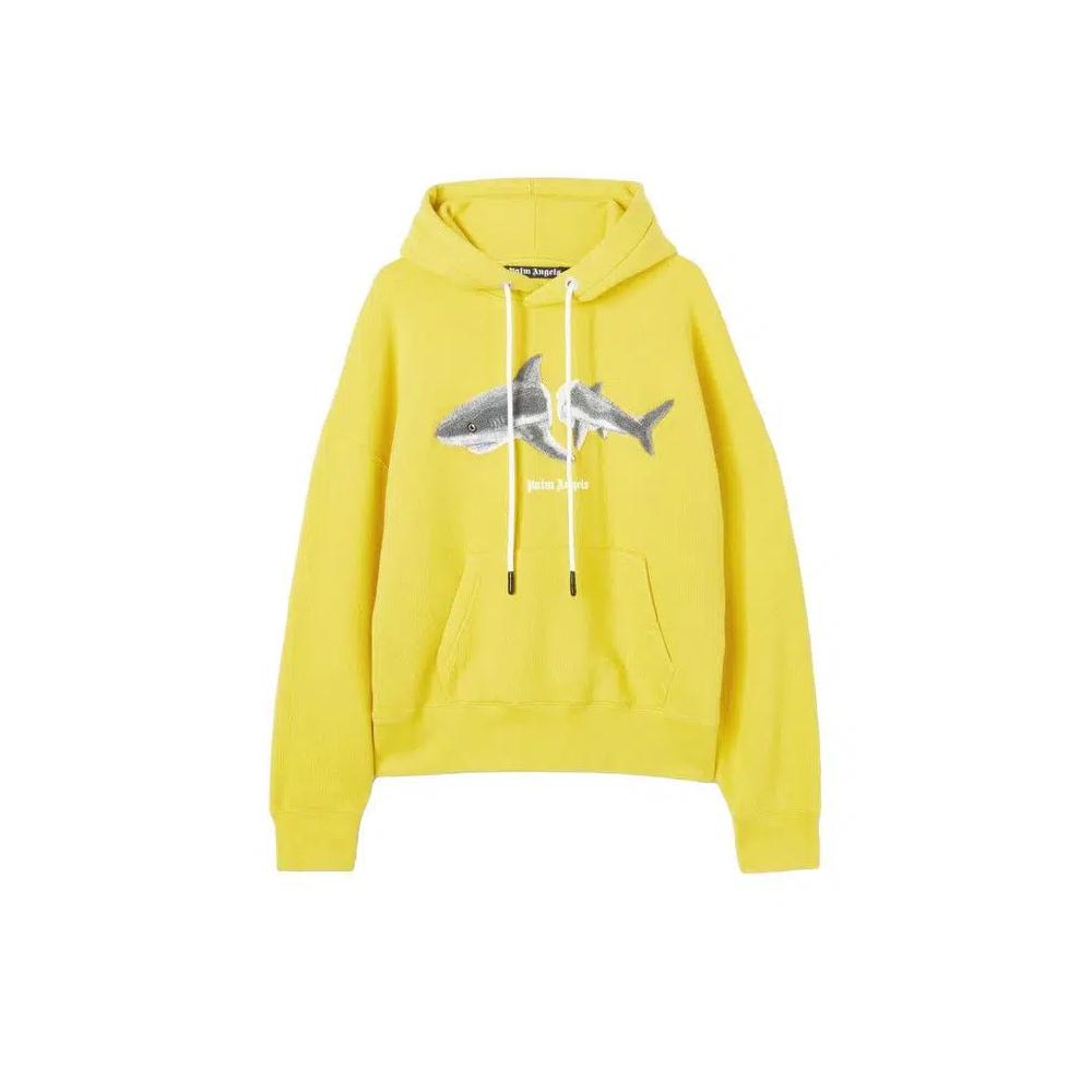 Худи Palm Angels Shark Hoodie 'Желтый/Серый' 1