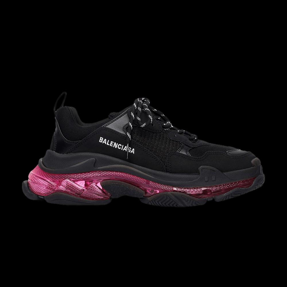 Кроссовки Balenciaga Wmns Triple S 'Clear Sole - Black Pink Neon' 1