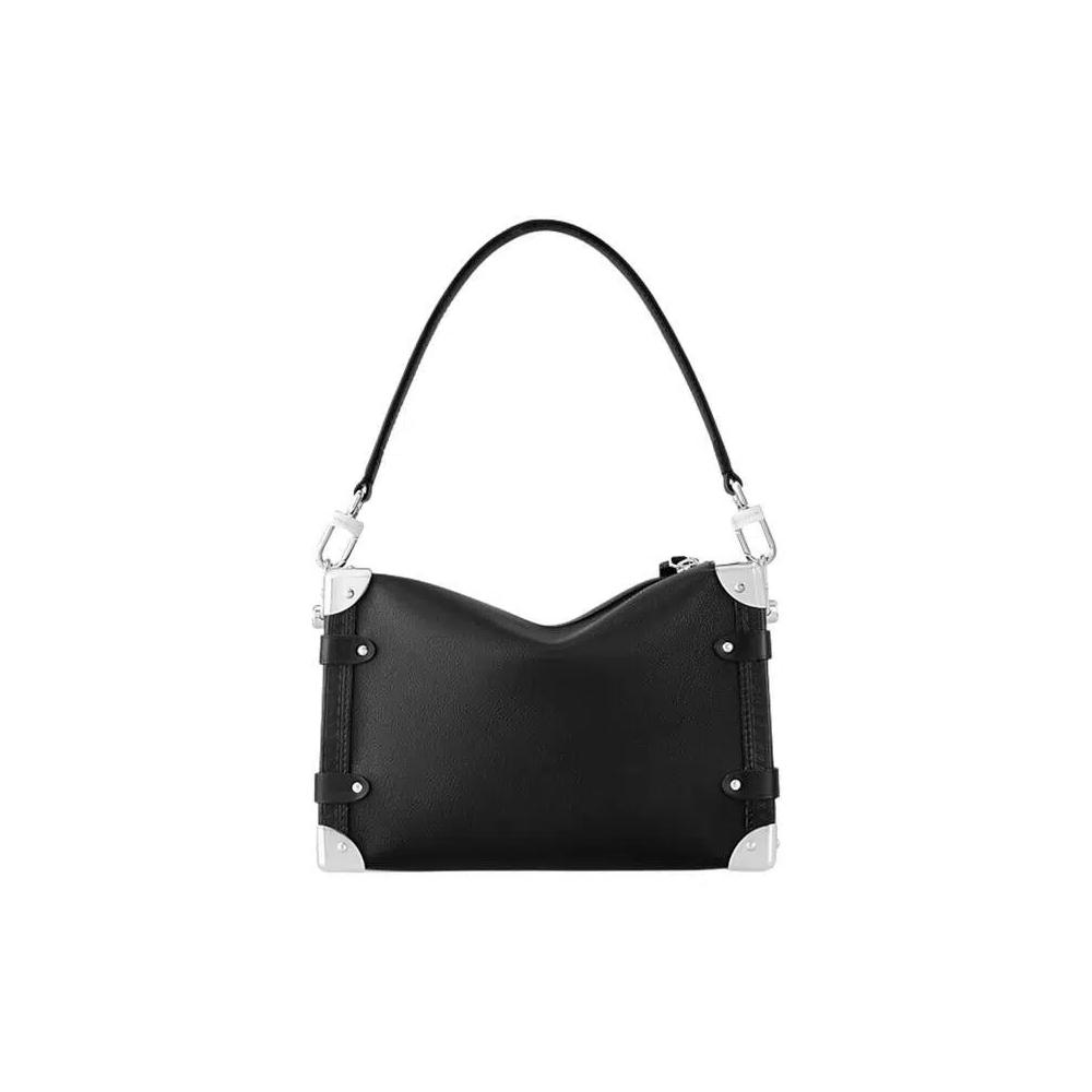 Сумки через плечо Louis Vuitton Side Trunk MM 'Черная телячья кожа' 2