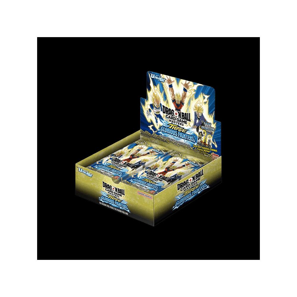 Коллекционные карточки Dragon Ball Super: Masters Three Glorious Fighters Booster Box - Усадка 1