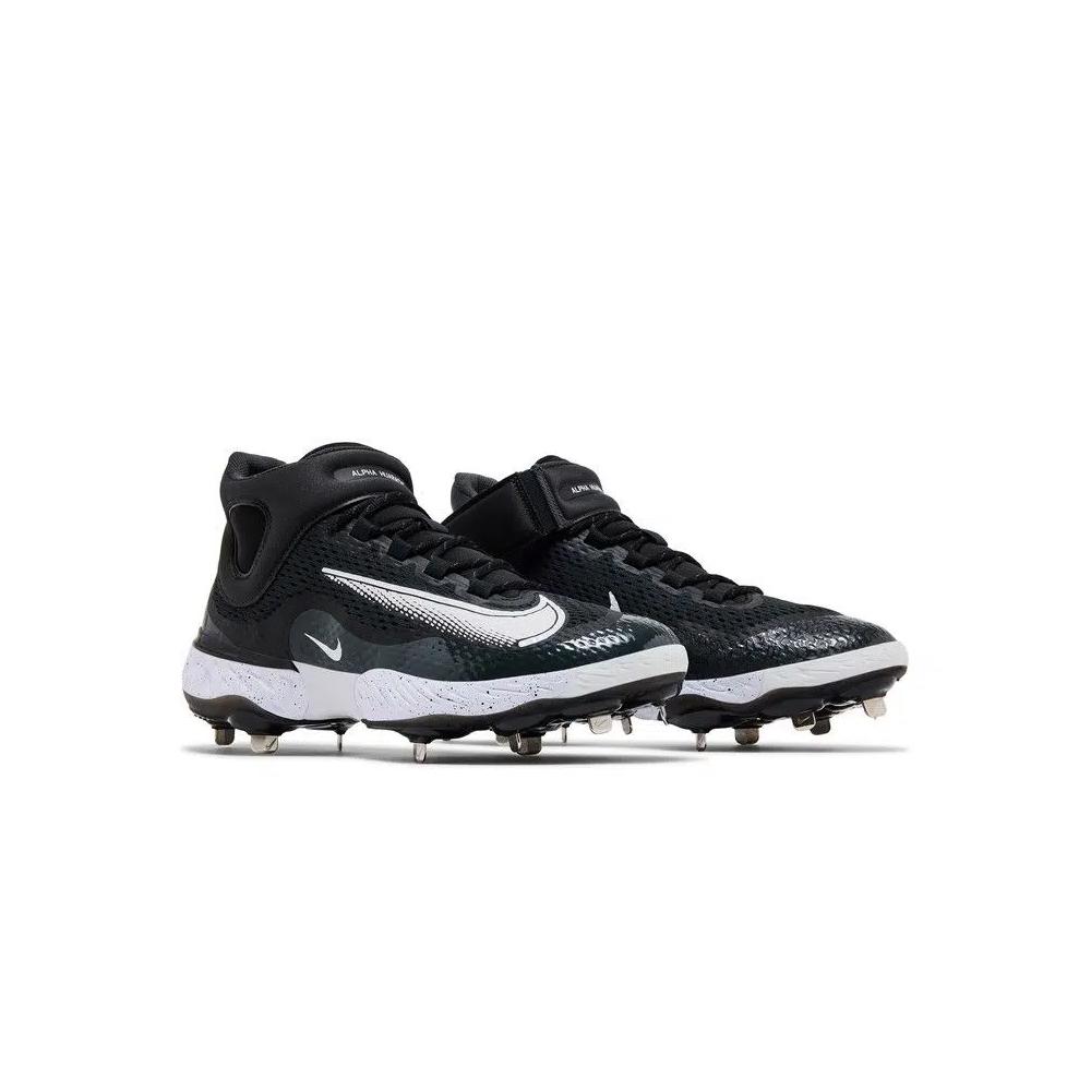 Шиповки Nike Alpha Huarache Elite 4 Mid 'Black Dark Smoke Grey' 8
