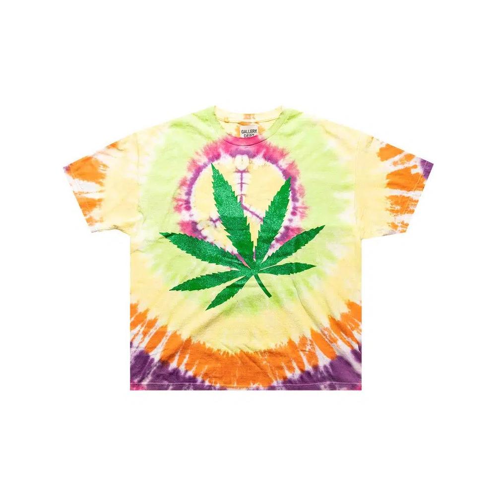 Футболки Gallery Dept. Weed Tie Dye Tee 'Multicolor' 1