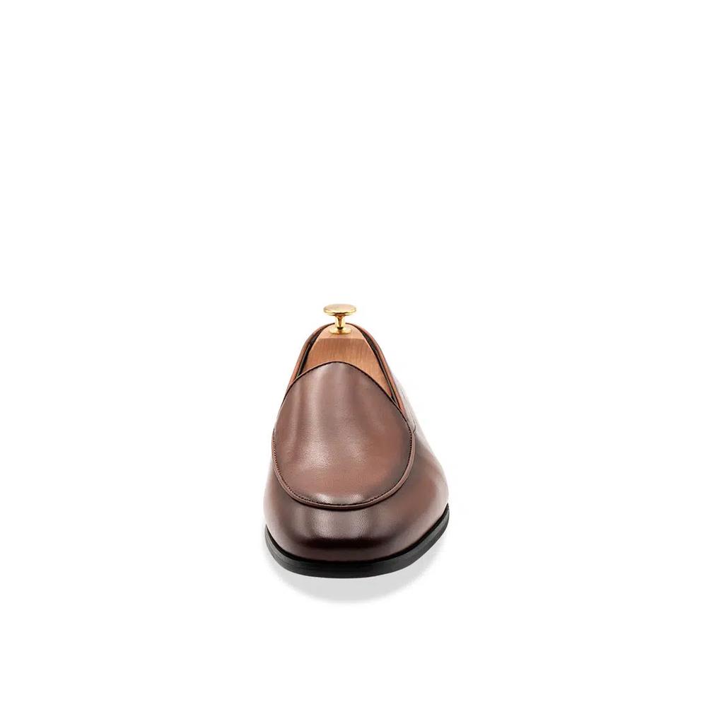Лоферы венецианские бельгийские Monteros Chestnut 3