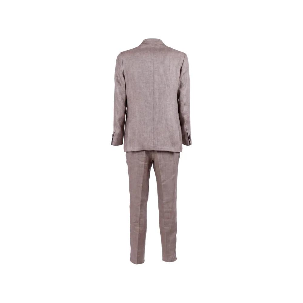 Zero Gravity double-breasted linen suit 2
