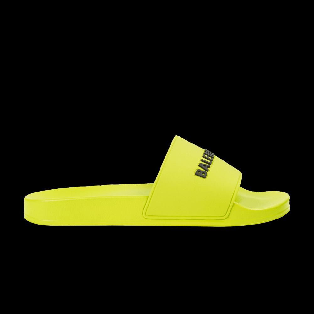 Balenciaga Pool Slides «Лайм» 1