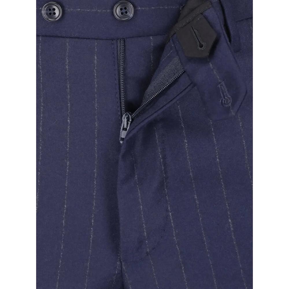 pinstripe-pattern single-breasted suit 7