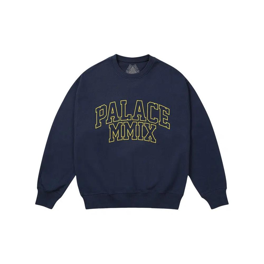 Свитер с круглым вырезом Palace Mmix Crew 'Темно-синий' 1