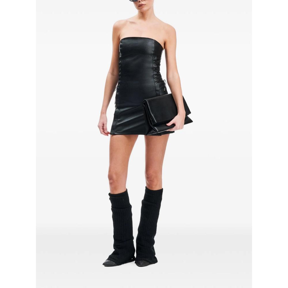 lace-up strapless dress 2