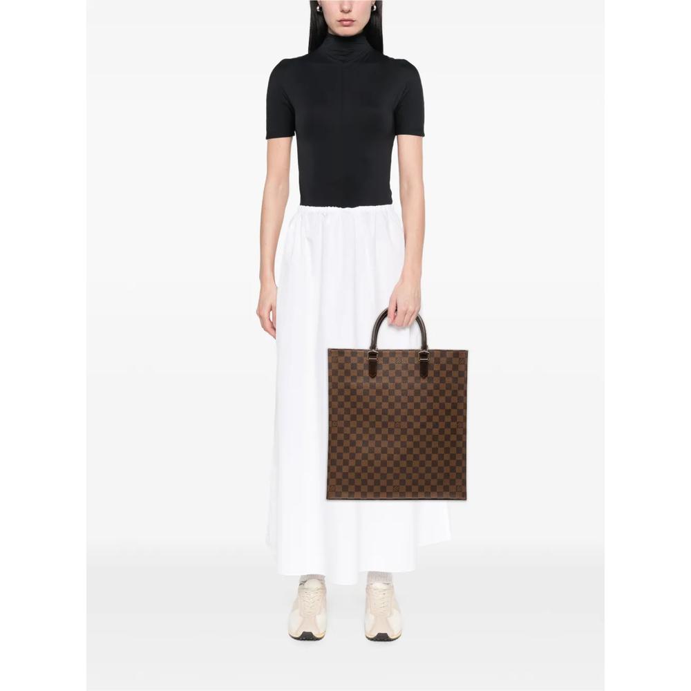 Сумка-тоут Damier Ebene Sac Plat (2008 год) 2
