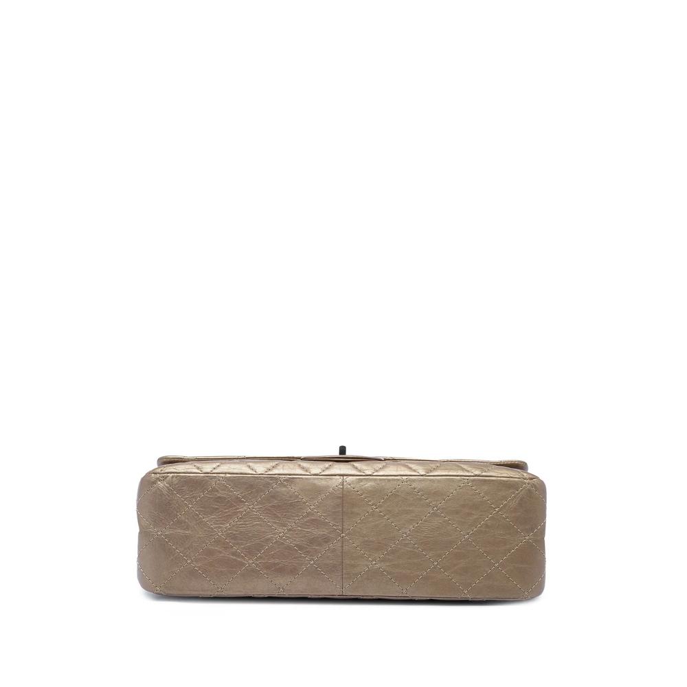 2012-2013 Quilted Metallic Aged Calfskin Reissue 2.55 Double Flap 227 shoulder bag 4