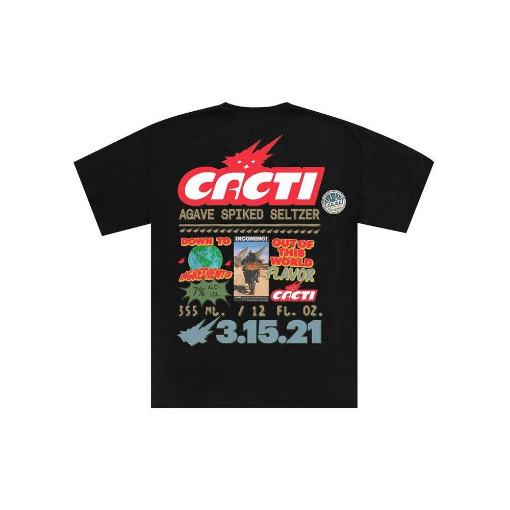 Футболки Cactus Jack by Travis Scott Down To Earth Tee 1 'Black' 2