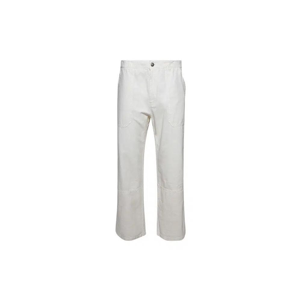Брюки Palm Angels Monogram Workwear Pants 'Белый' 1