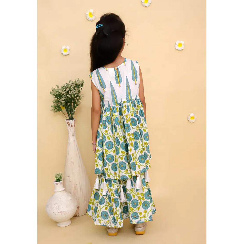 The Mom Store Emeraluxe Детский анаркали курта шарара сет - Мульти 3