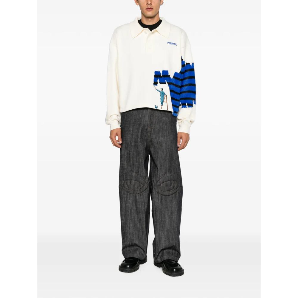 graphic-intarsia polo polo shirt 2
