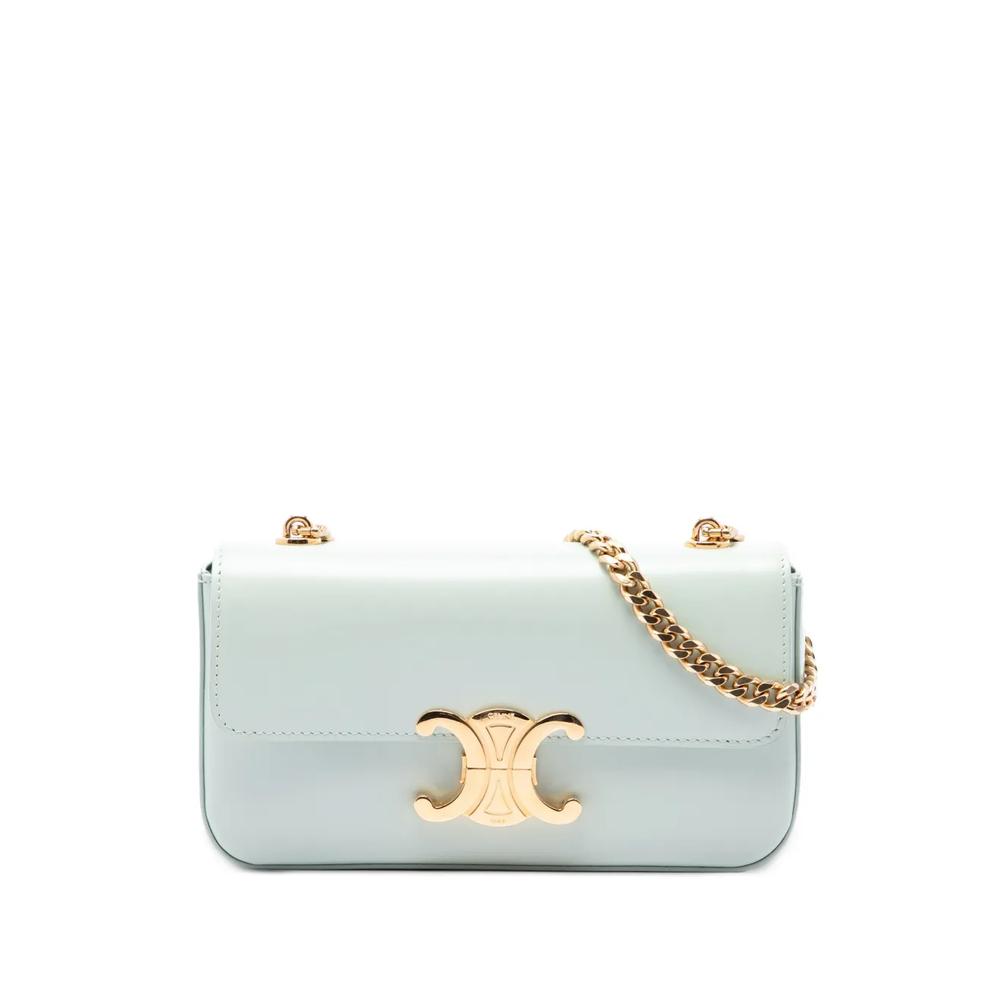 Сумка на плечо Shiny Calfskin Triomphe Claude Chain (2022 год) 1