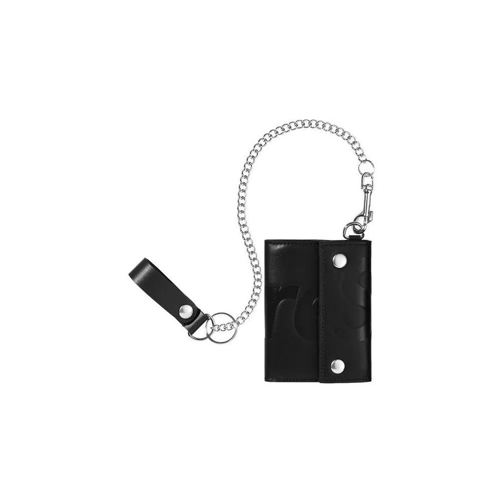 Кошельки Supreme Leather Chain Wallet 'Black' 1