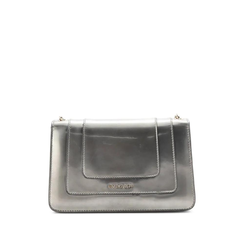 Маленькая сумка на плечо Serpenti Forever Square Metallic 2