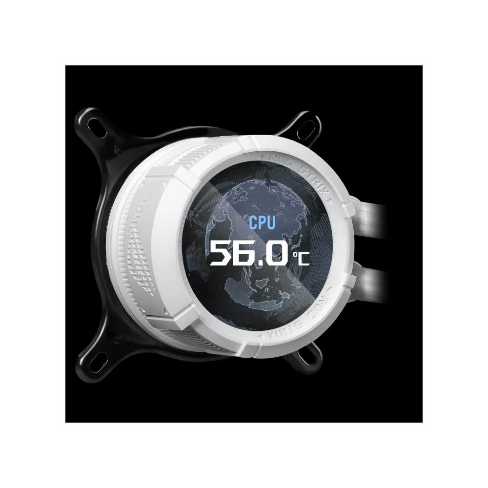 ASUS ROG STRIX LC III 360 ARGB LCD 360mm жидкостное охлаждение - Белый 3