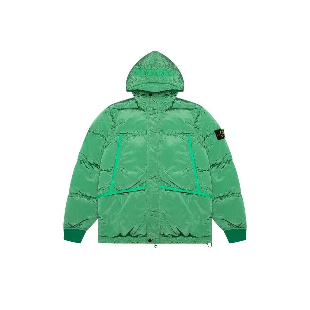 Пуховики Stone Island Real Down Jacket «Зелёный» 1