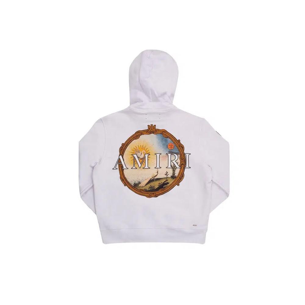 Худи Amiri Alchemy Frame Hoodie «Белый» 2