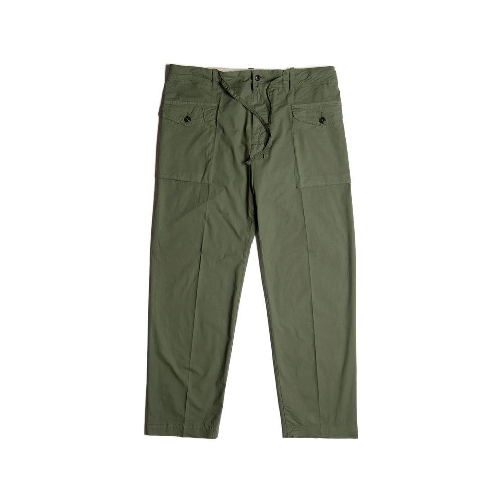 patch-pocket straight-leg trousers 1