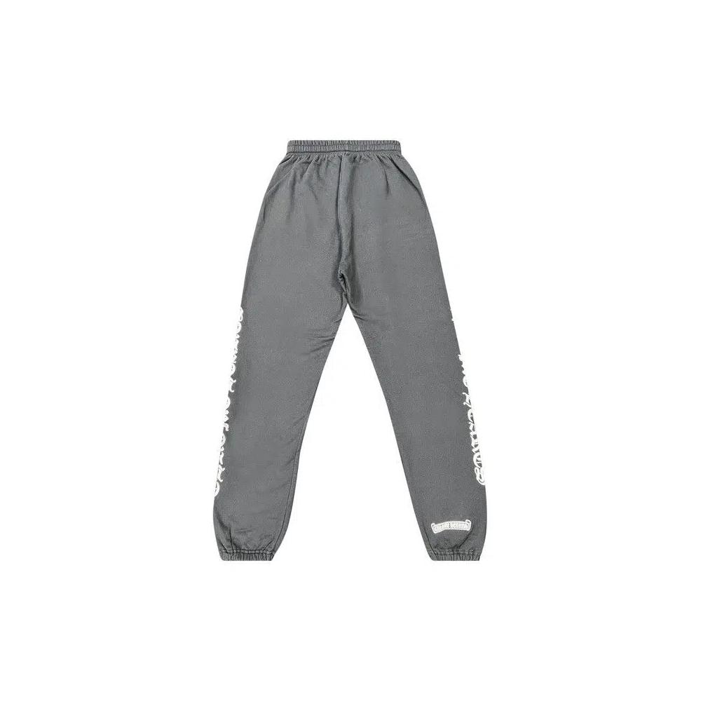 Chrome Hearts Script Letter Спортивные штаны 'Черный/Белый' 2