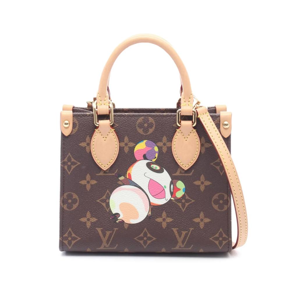 Сумка-сэтчел Monogram Panda OnTheGo BB из коллаборации с Takashi Murakami (2025 год) 1