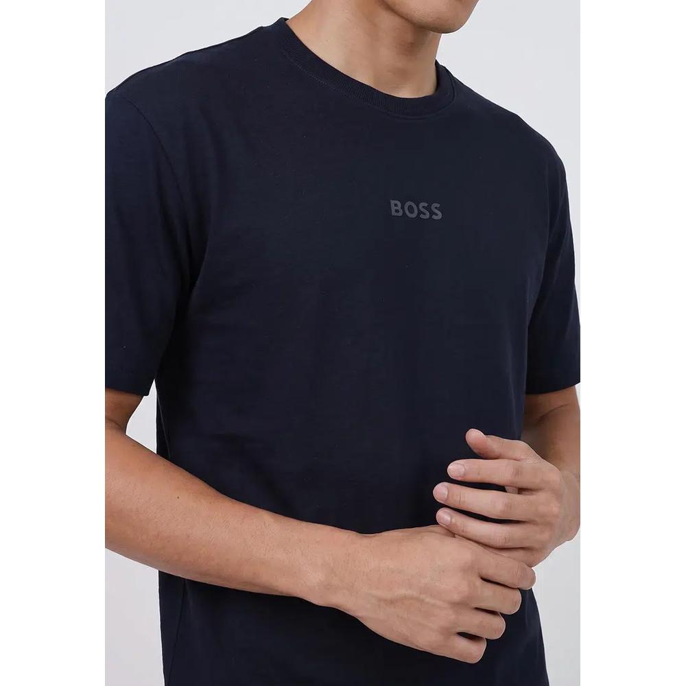 Футболка из хлопкового джерси с логотипом - BOSS Green 3