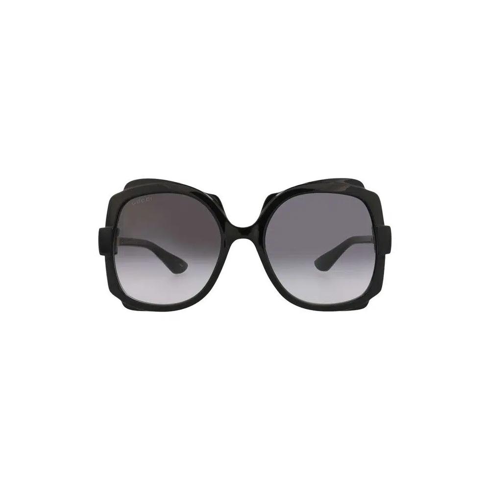 Солнцезащитные очки Gucci Round Injection 'Black/Grey' 1