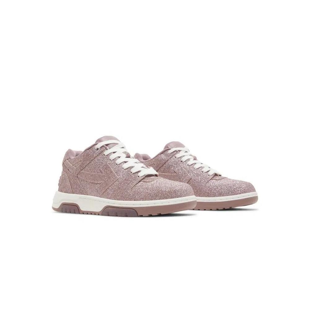 Кроссовки Off-White Wmns Out Of Office «Розовые блёстки» 8