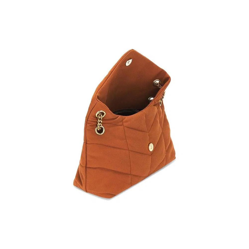 Сумки через плечо Saint Laurent Puffer Малая 'Hot Rust' 4