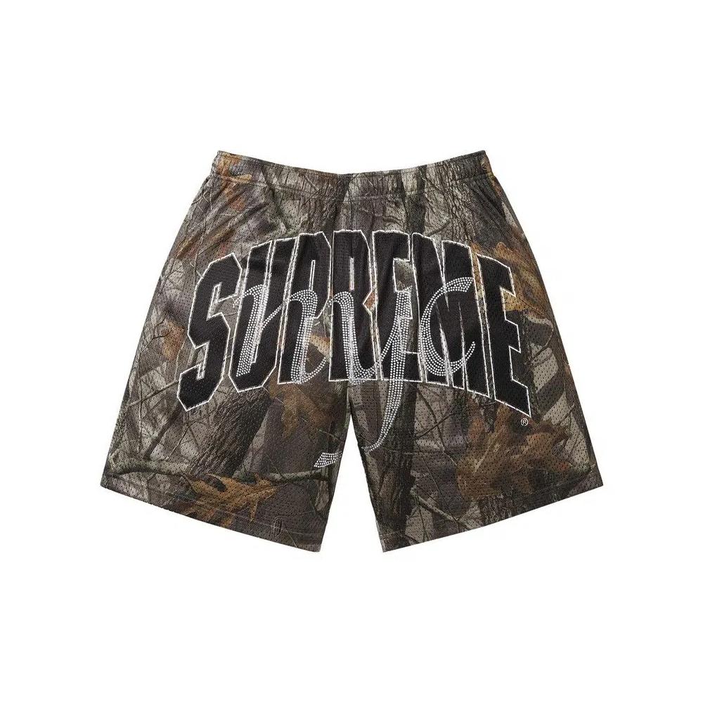 Шорты Supreme Rhinestone Mesh Short 'Realtree Hardwoods Camo' 1