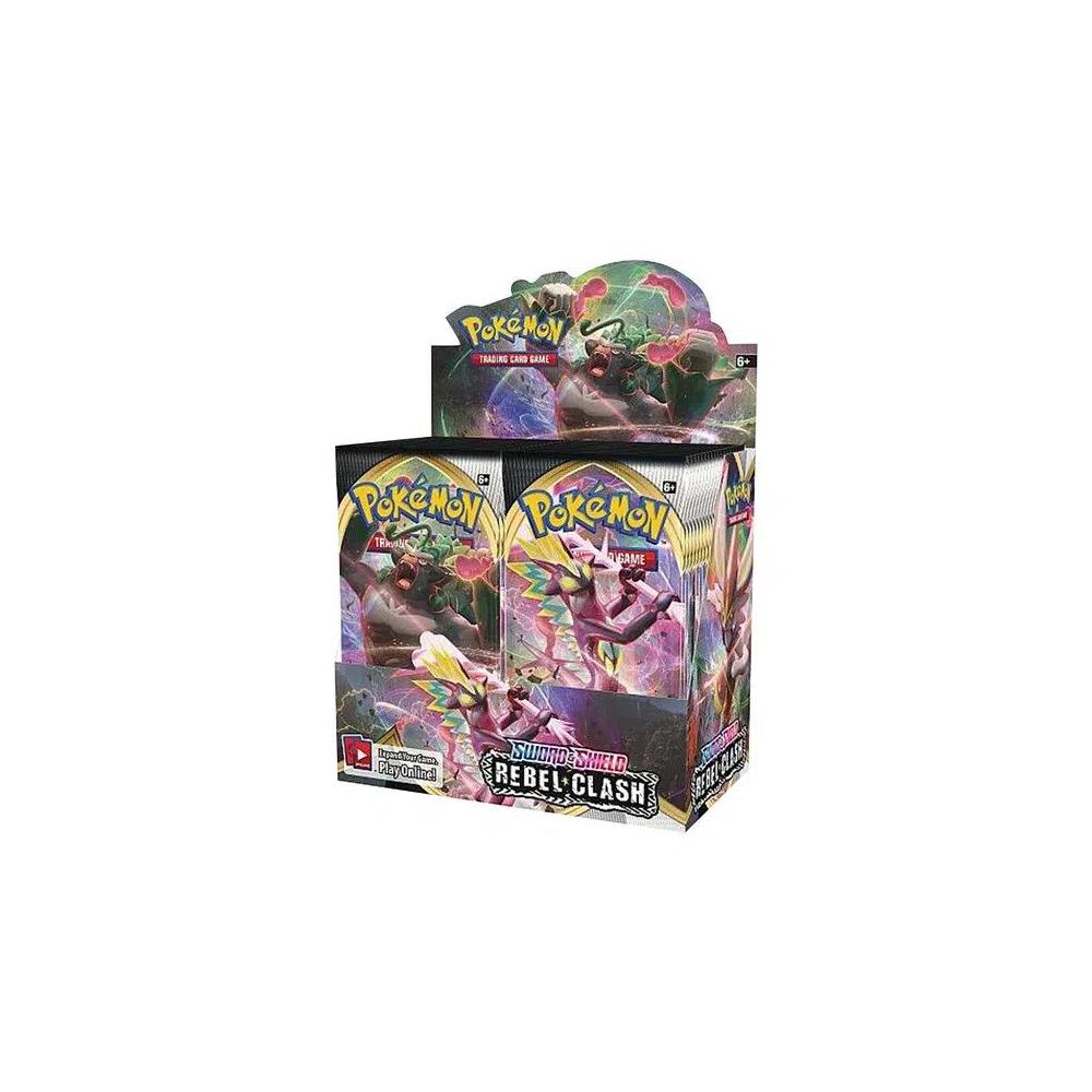 Коллекционные карты Pokémon Sword & Shield: Rebel Clash Booster Box 1