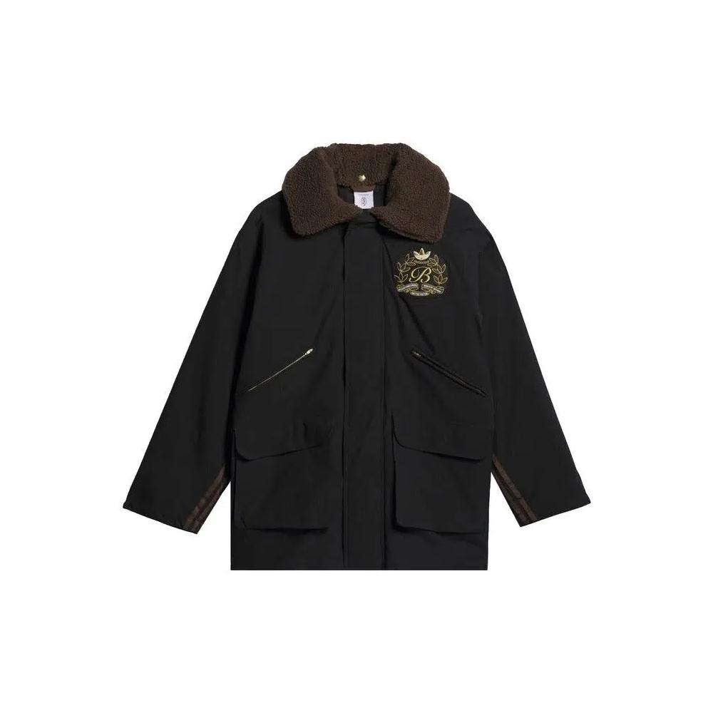 Пальто adidas x Blondey Chore Coat 'Черный/Коричневый' 1