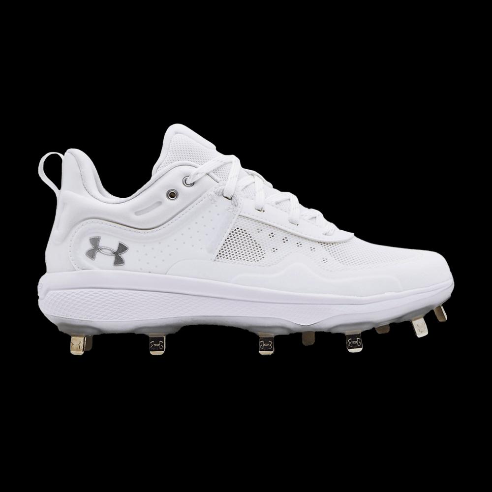 Бутсы Under Armour Wmns Glyde MT 'White Metallic Silver' 1
