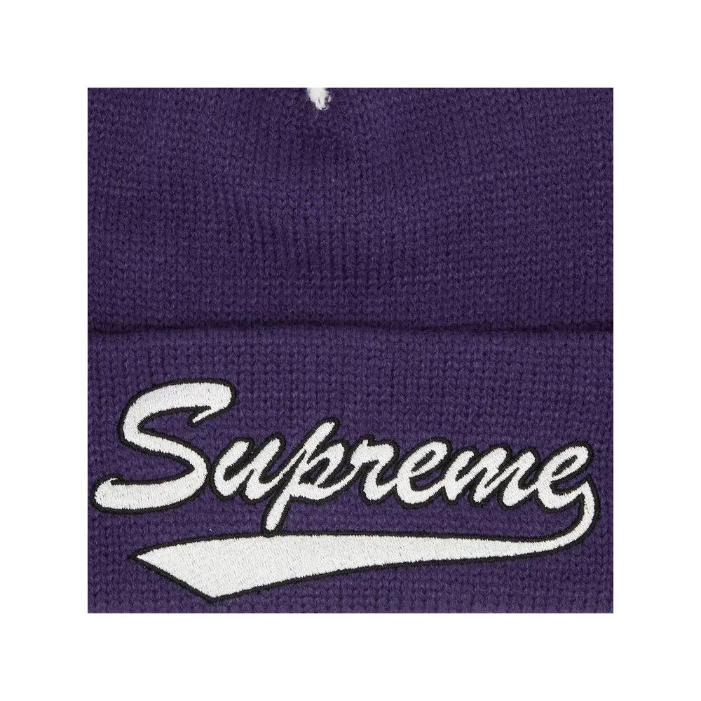 Бини Supreme Contrast Stitch Beanie 'Purple' 3