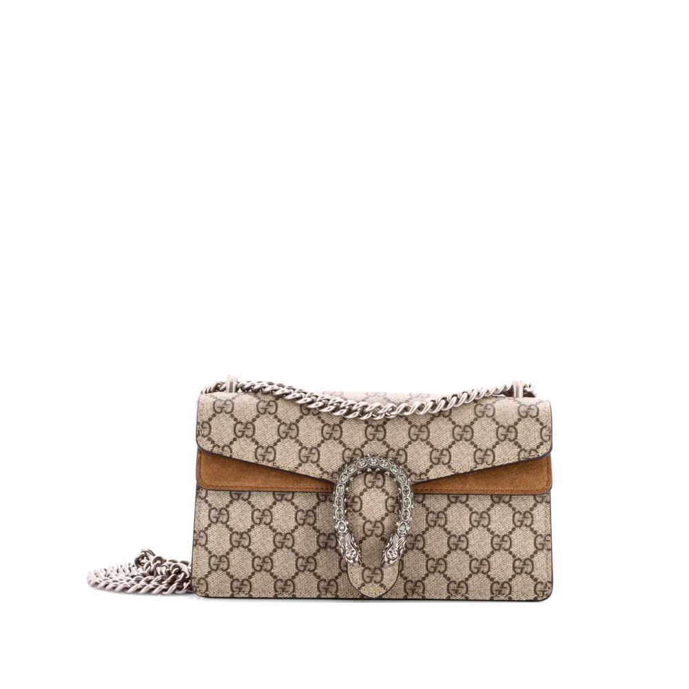 Маленькая сумка на плечо Dionysus Bag GG Crystal Embellished Metal 1