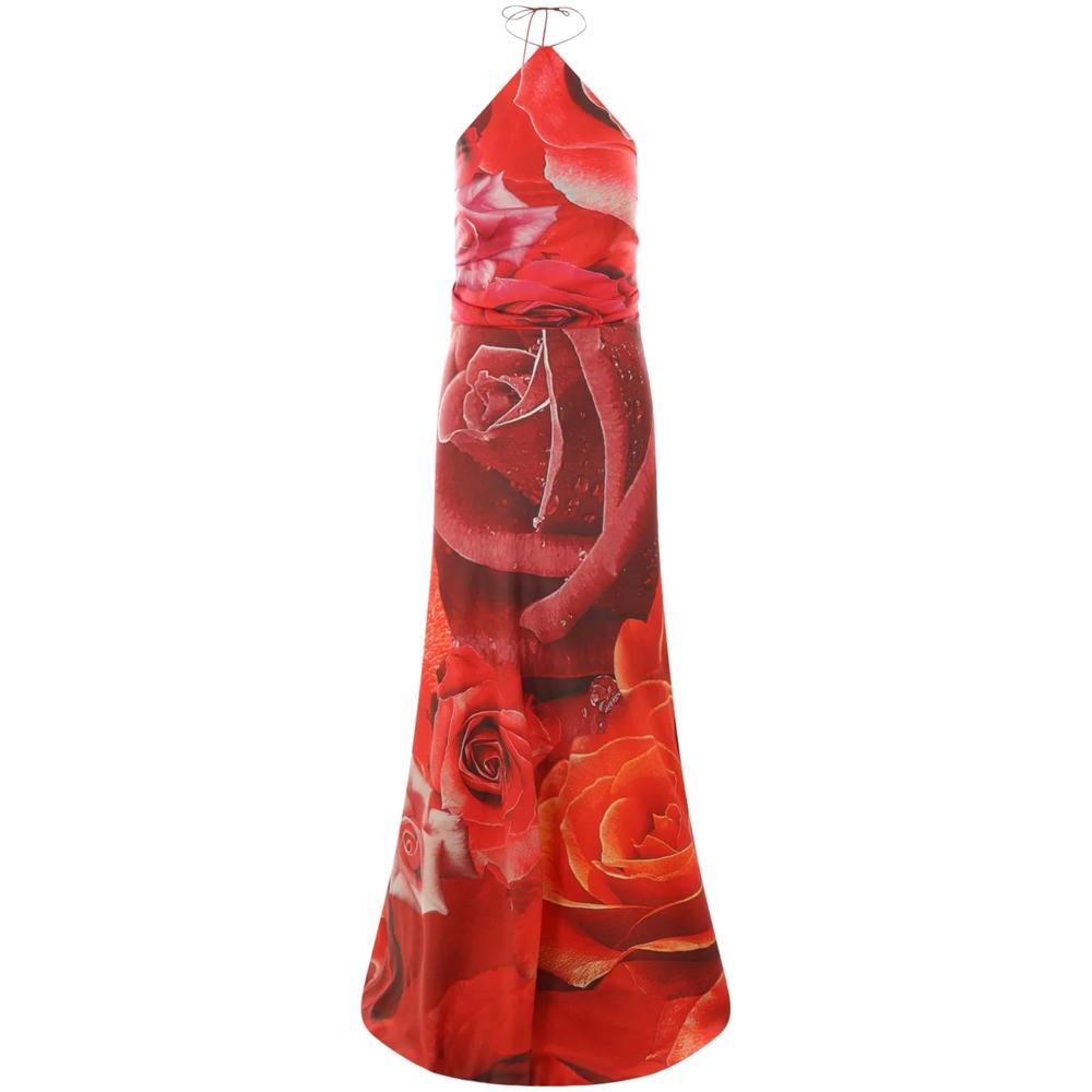 Платье макси с принтом Garden Rose 1