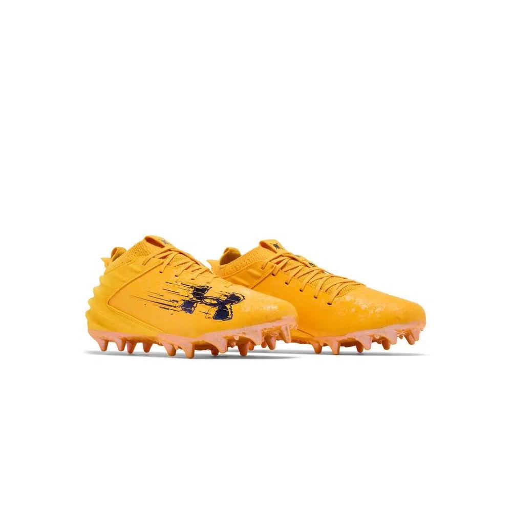 Бутсы Under Armour Blur 2 MC Suede 'Steeltown Gold' 8