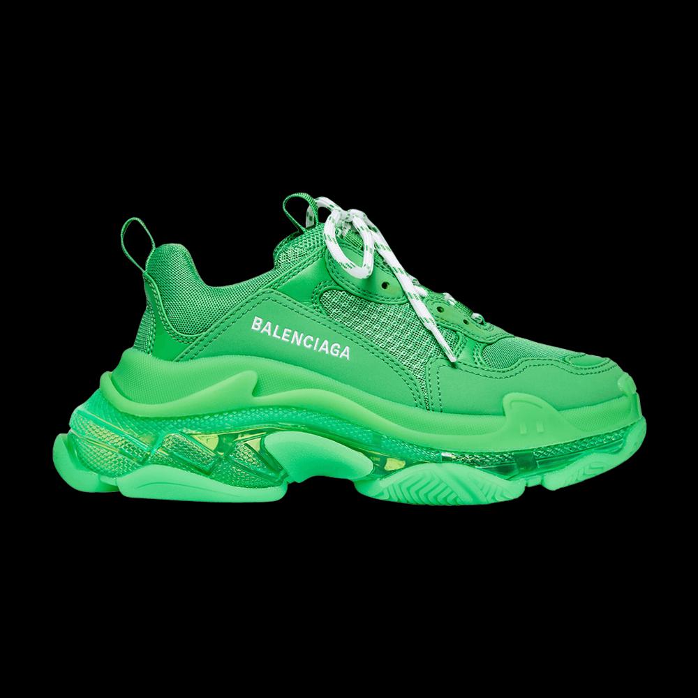 Кроссовки Balenciaga Wmns Triple S Sneaker 'Clear Sole - Green' 1