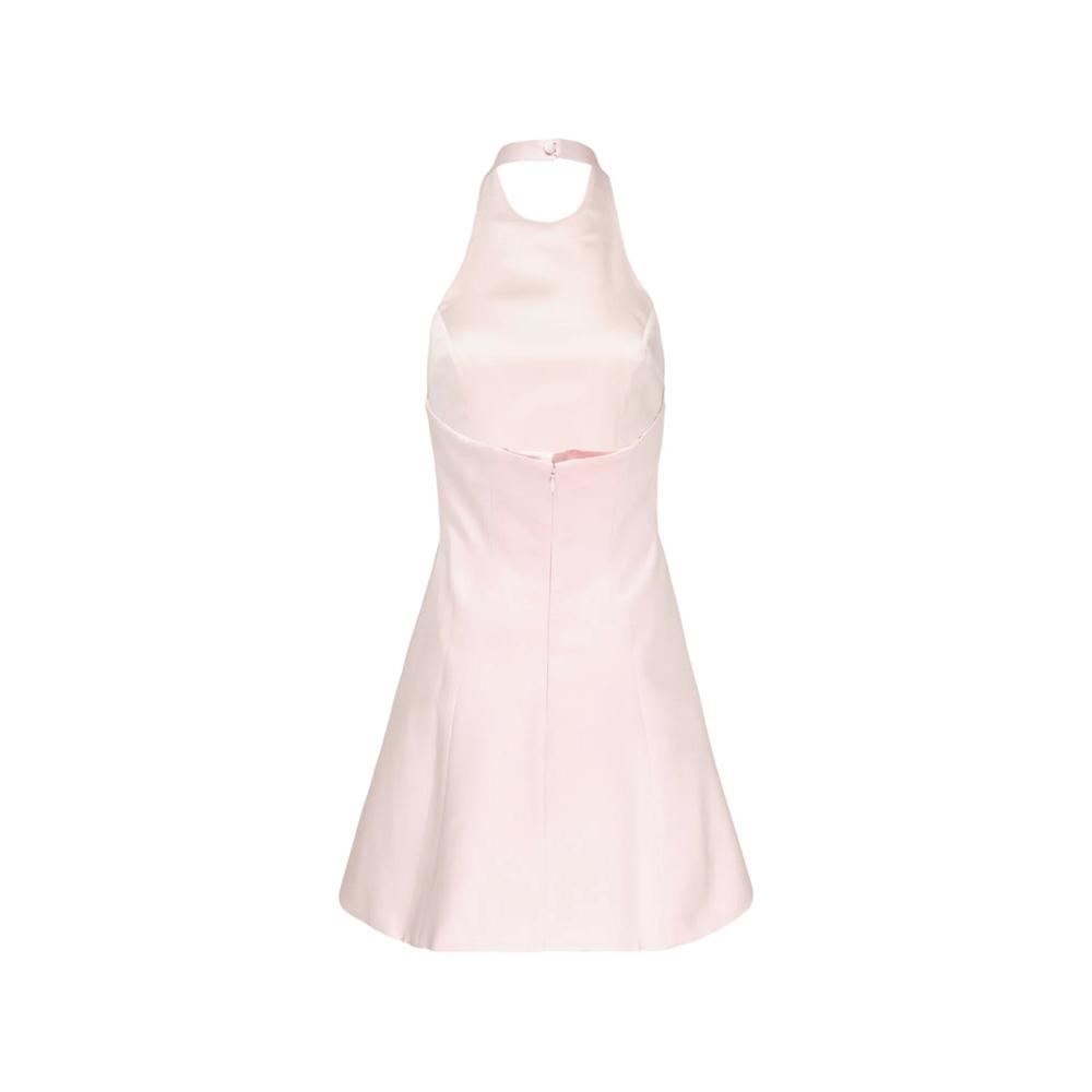 Bow halterneck mini dress 2