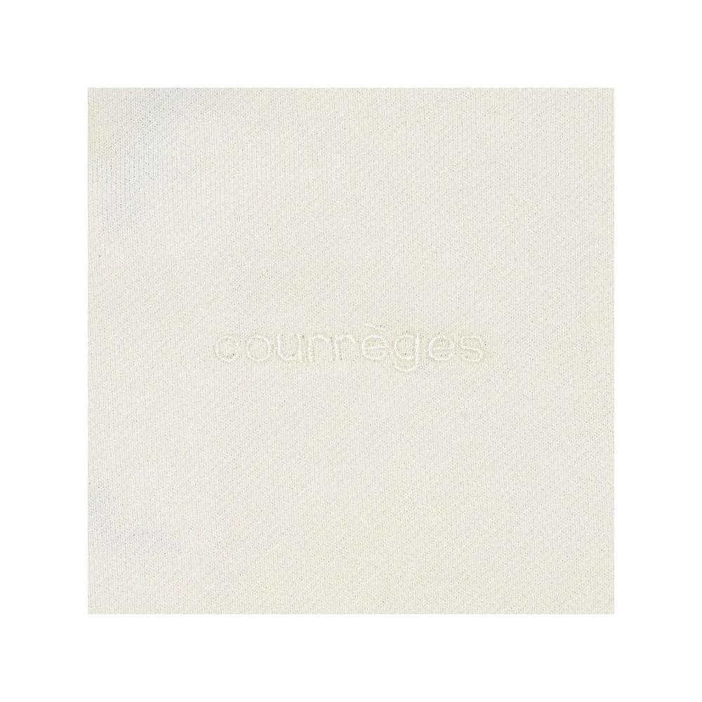 Топы Courrèges Scarf Embroidered Hoodie 'White' 3